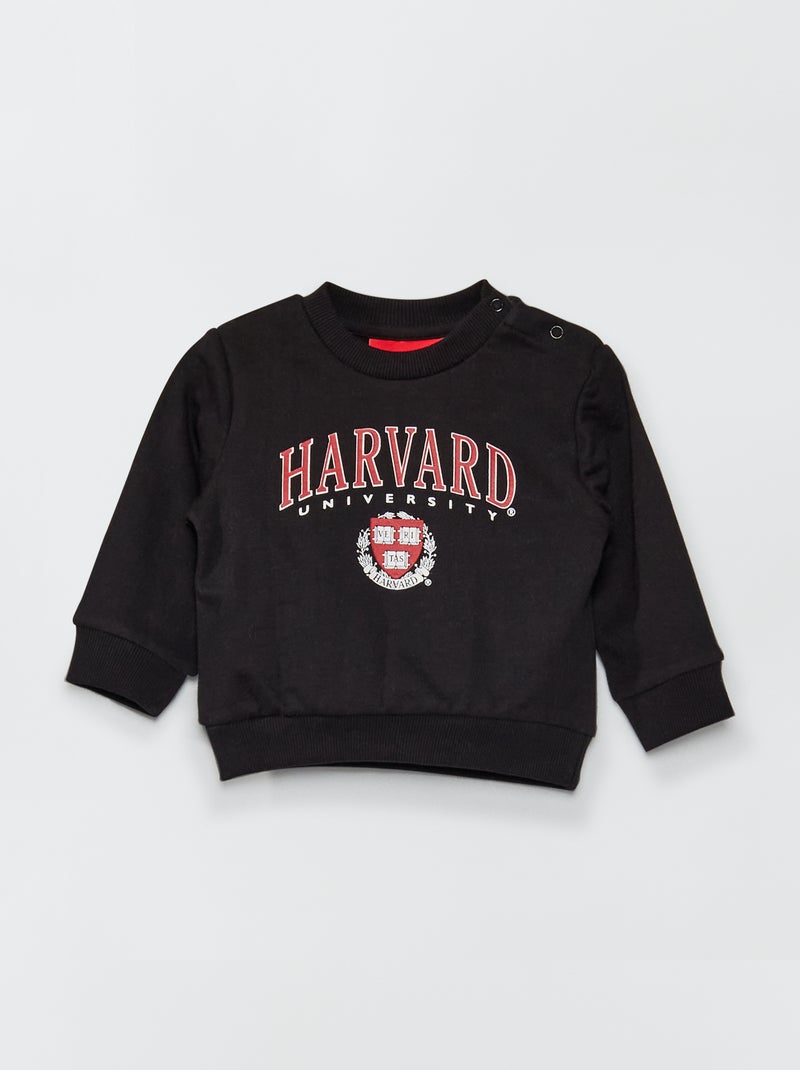 Sudadera de felpa 'Harvard University' azul - Kiabi