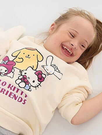 Sudadera de felpa "Hello Kitty" - colección fácil de poner