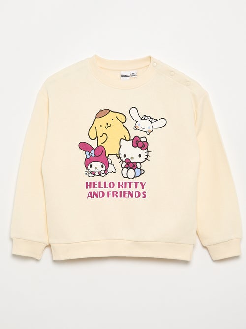 Sudadera de felpa "Hello Kitty" - colección fácil de poner - Kiabi Sudadera de felpa "Hello Kitty" - colección fácil de poner - Kiabi