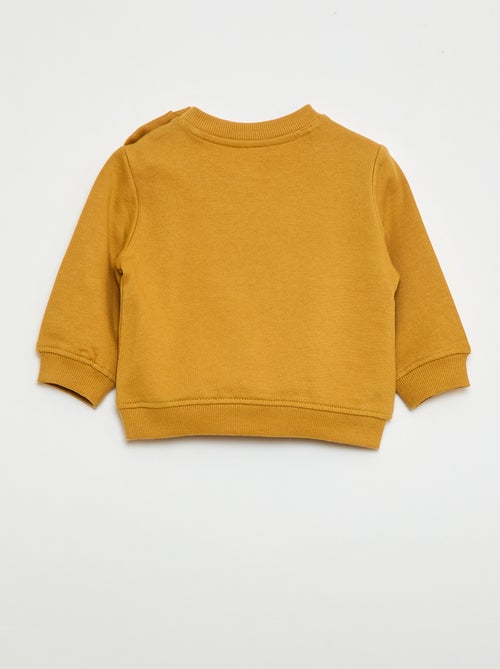 Sudadera de felpa ligera con estampado - Kiabi