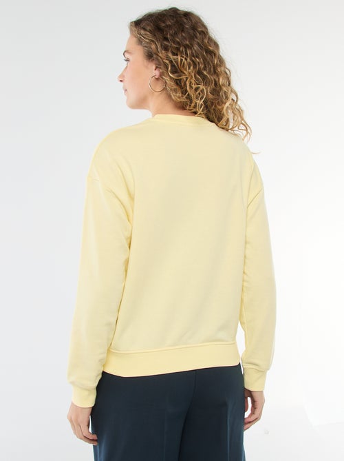 Sudadera de felpa ligera con estampado - Kiabi