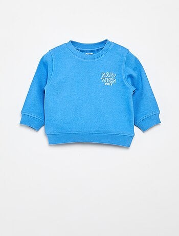 Sudadera de felpa ligera con estampado