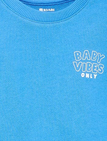Sudadera de felpa ligera con estampado