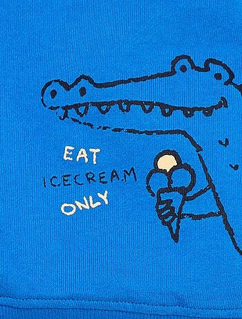 Sudadera de felpa ligera con estampado