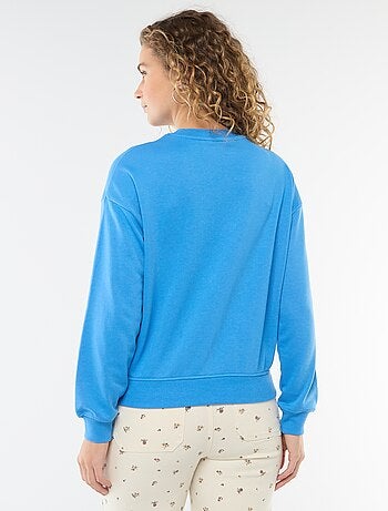 Sudadera de felpa ligera con estampado