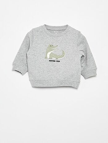 Sudadera de felpa ligera con estampado