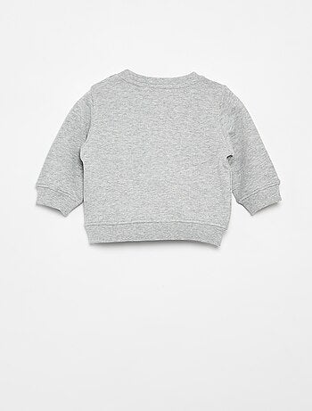 Sudadera de felpa ligera con estampado