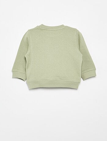 Sudadera de felpa ligera con estampado