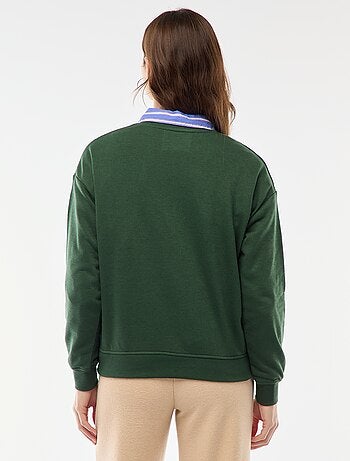 Sudadera de felpa ligera con estampado