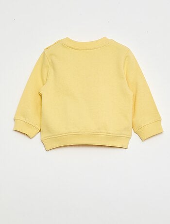 Sudadera de felpa ligera con estampado