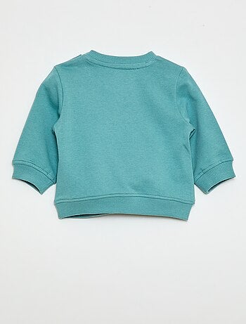 Sudadera de felpa ligera con estampado