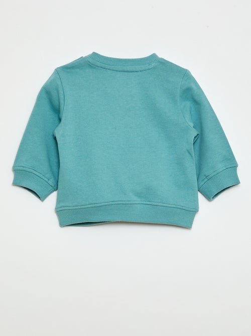 Sudadera de felpa ligera estampada - Kiabi
