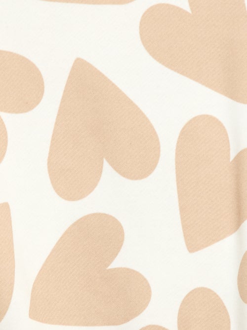 Sudadera de felpa ligera estampada - Kiabi
