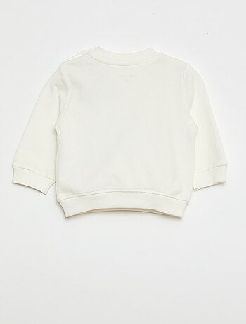 Sudadera de felpa ligera con estampado