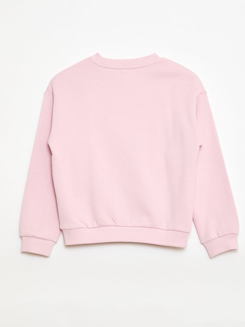 Sudadera de felpa ligera estampada - Kiabi Sudadera de felpa ligera estampada - Kiabi