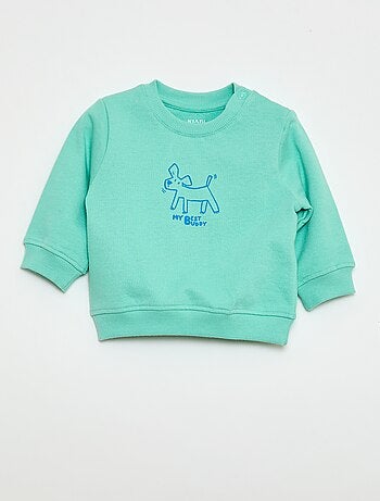 Sudadera de felpa ligera con estampado