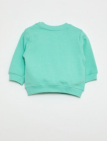 Sudadera de felpa ligera con estampado