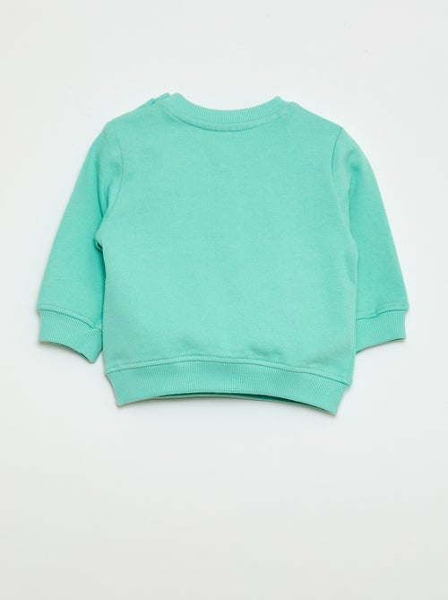 Sudadera de felpa ligera estampada - Kiabi