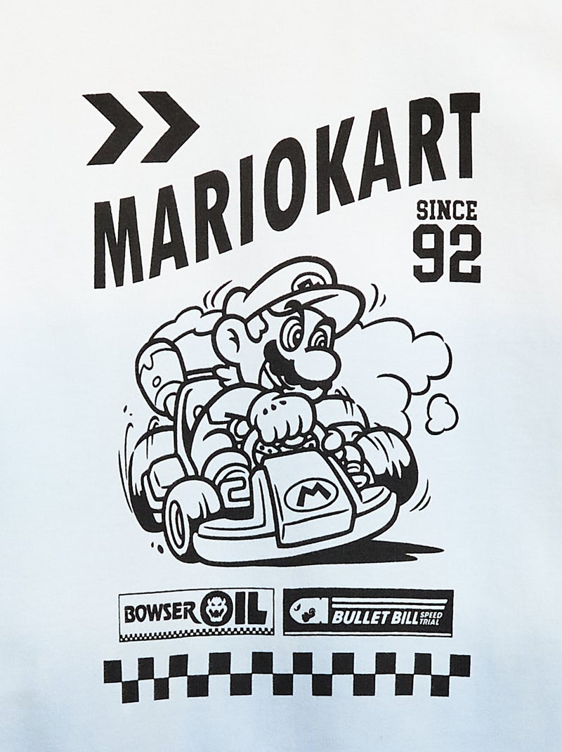 Sudadera de felpa ligera 'Mario Kart' Azul - Kiabi