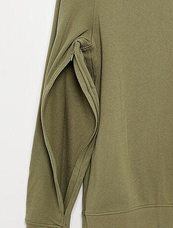 Sudadera de felpa lisa - fácil de poner