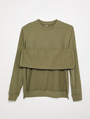 Sudadera de felpa lisa - fácil de poner