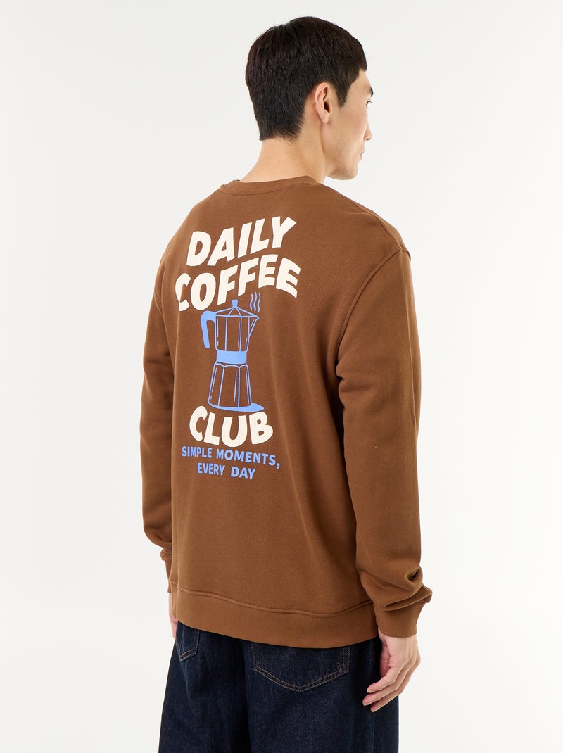 Sudadera de felpa Marron - Kiabi