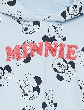 Felpa Con Cappuccio Minnie Per Bambine, Morbido Cotone, Stampata E Confortevole, Licenza Ufficiale Cerdá