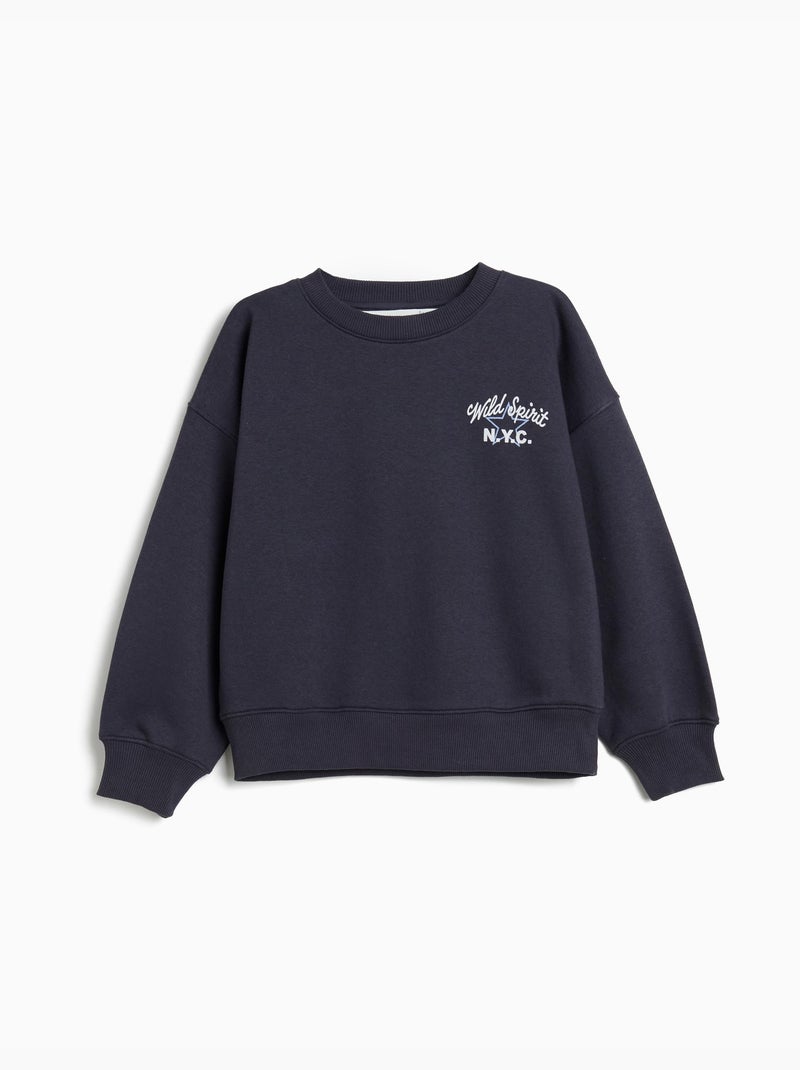 Sudadera de felpa, MO Fashion Azul - Kiabi