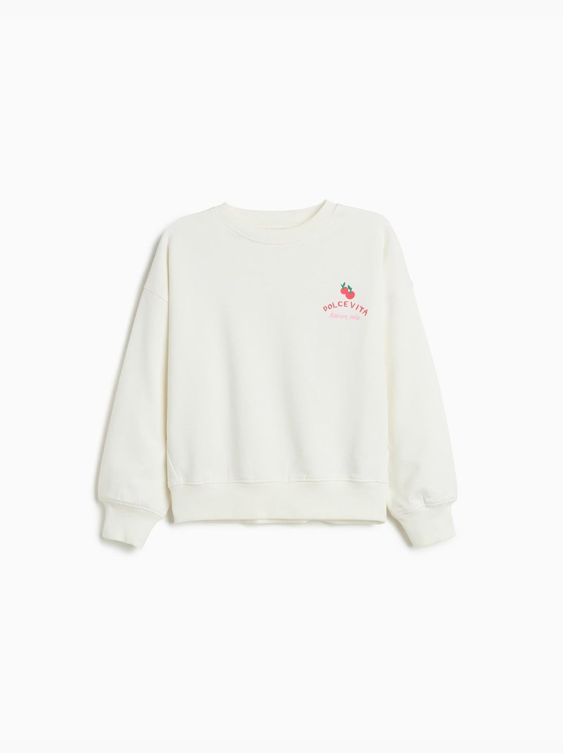 Sudadera de felpa, MO Fashion Blanco - Kiabi