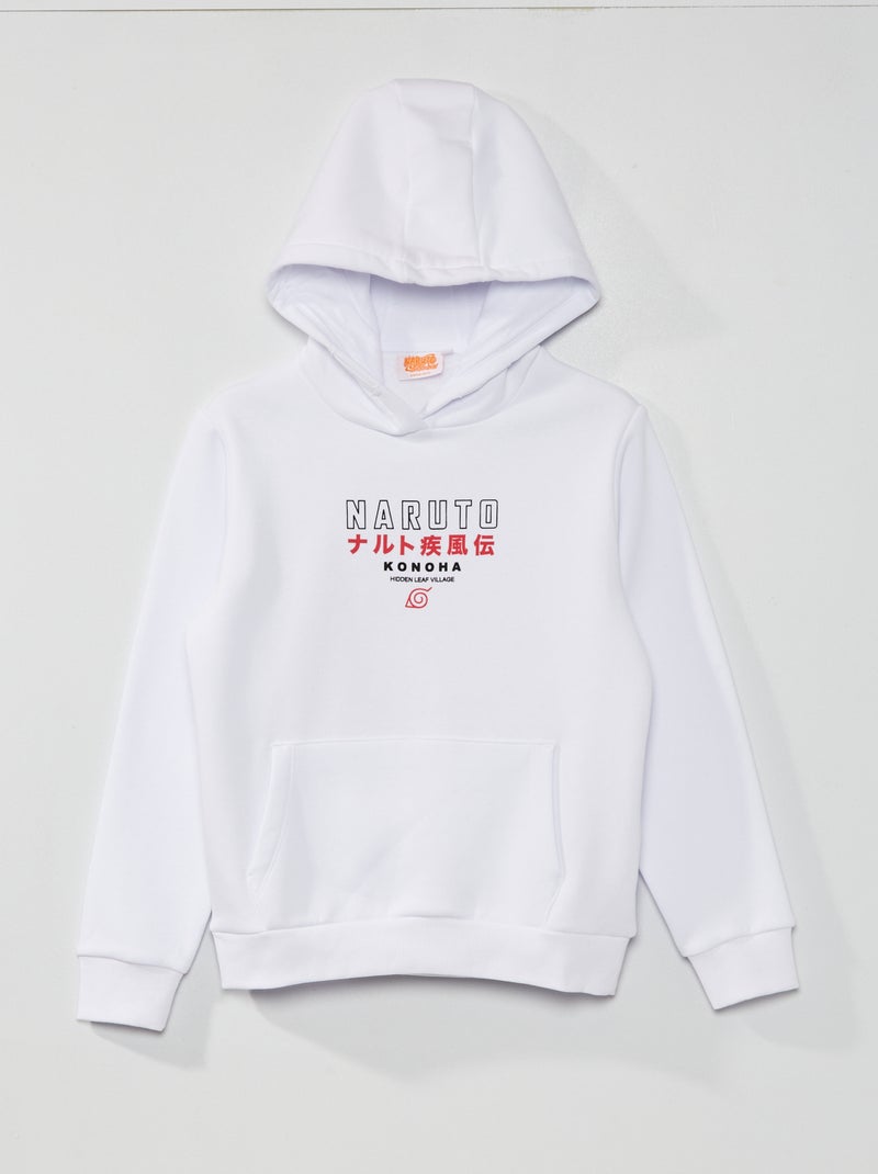Sudadera de felpa 'Naruto' Blanco - Kiabi