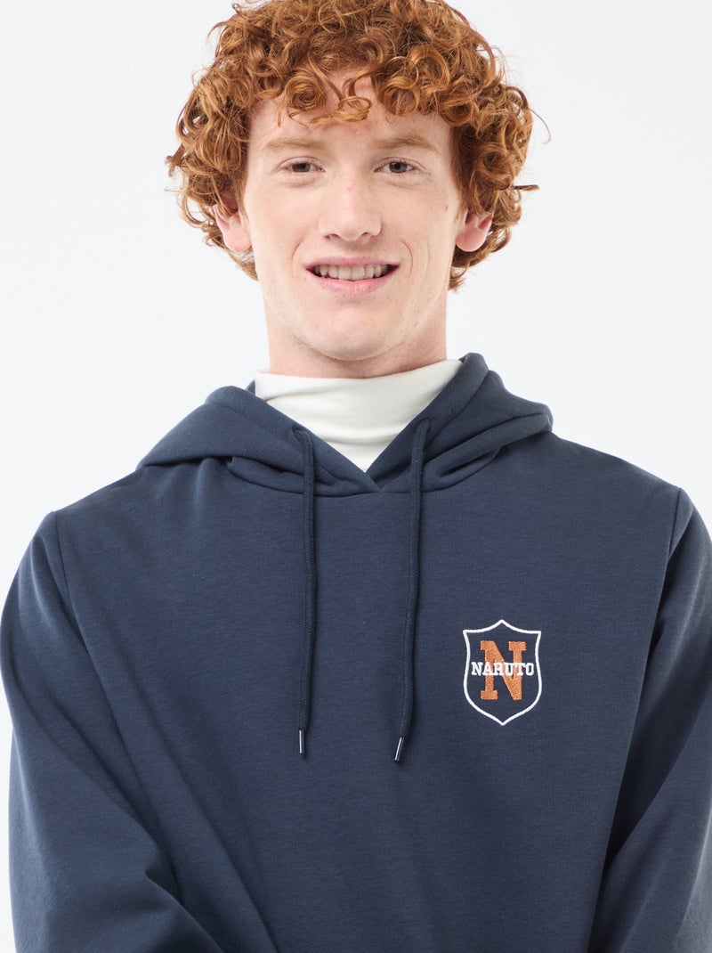 Sudadera de felpa 'Naruto' con capucha AZUL - Kiabi