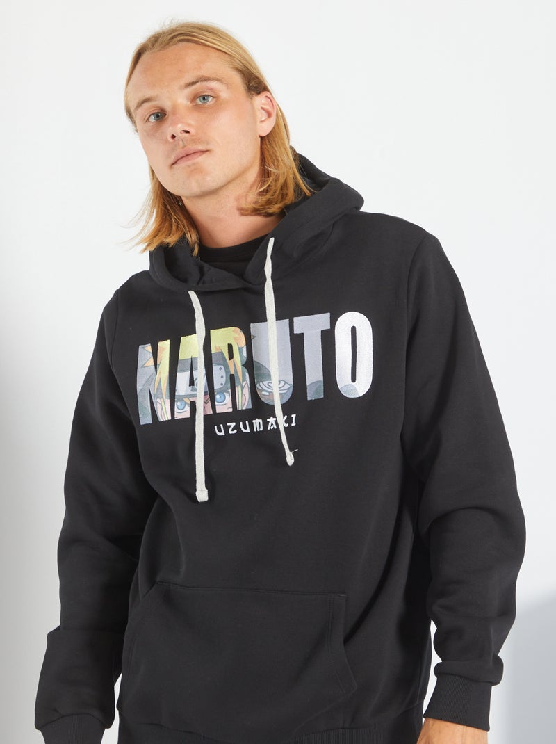 Sudadera de felpa 'Naruto' Negro - Kiabi