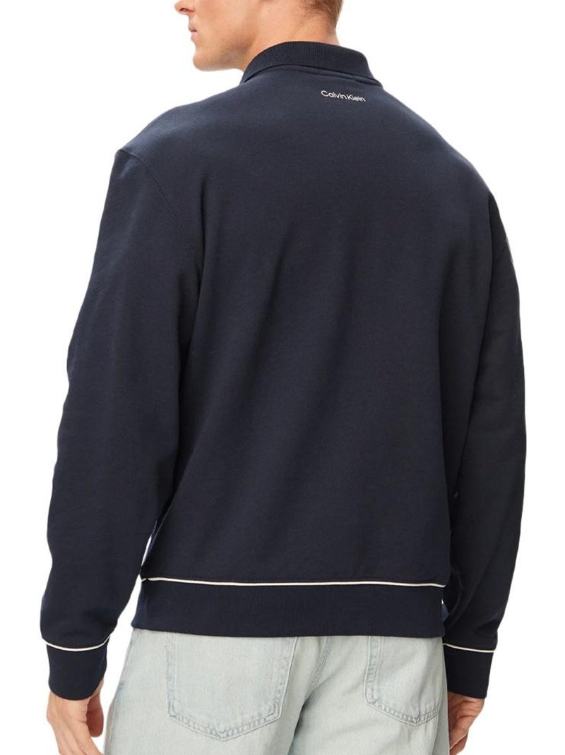Sudadera de felpa para hombre calvin klein jeans Azul marino - Kiabi