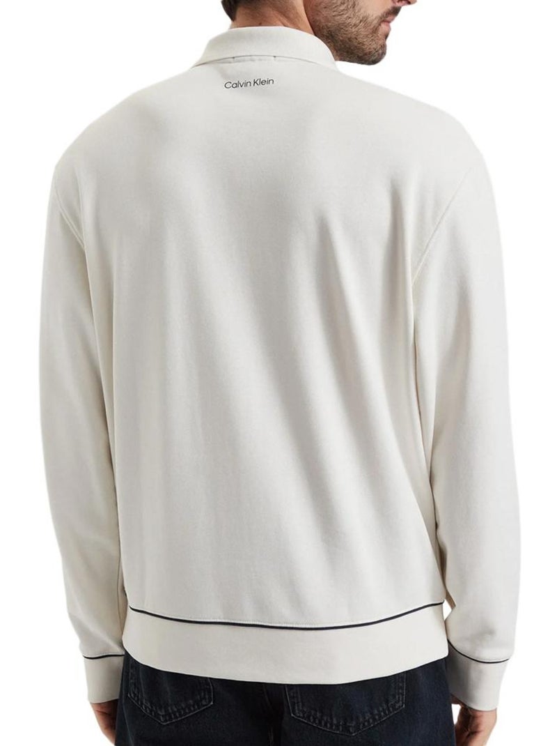 Sudadera de felpa para hombre calvin klein jeans Blanco - Kiabi