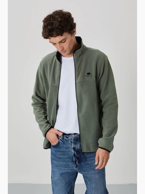 Sudadera de felpa para hombre con cremallera frontal tommy - Kiabi Sudadera de felpa para hombre con cremallera frontal tommy - Kiabi