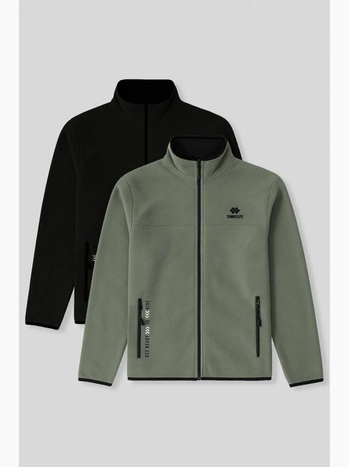 Sudadera de felpa para hombre con cremallera frontal tommy - Kiabi Sudadera de felpa para hombre con cremallera frontal tommy - Kiabi