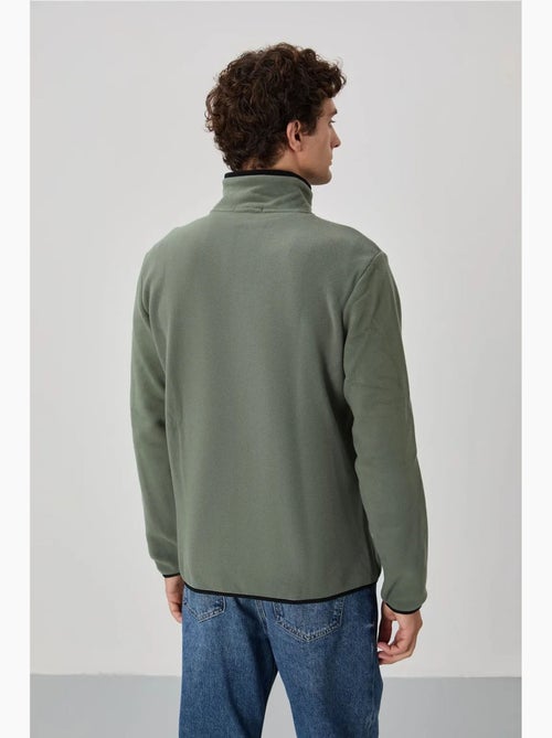 Sudadera de felpa para hombre con cremallera frontal tommy - Kiabi Sudadera de felpa para hombre con cremallera frontal tommy - Kiabi