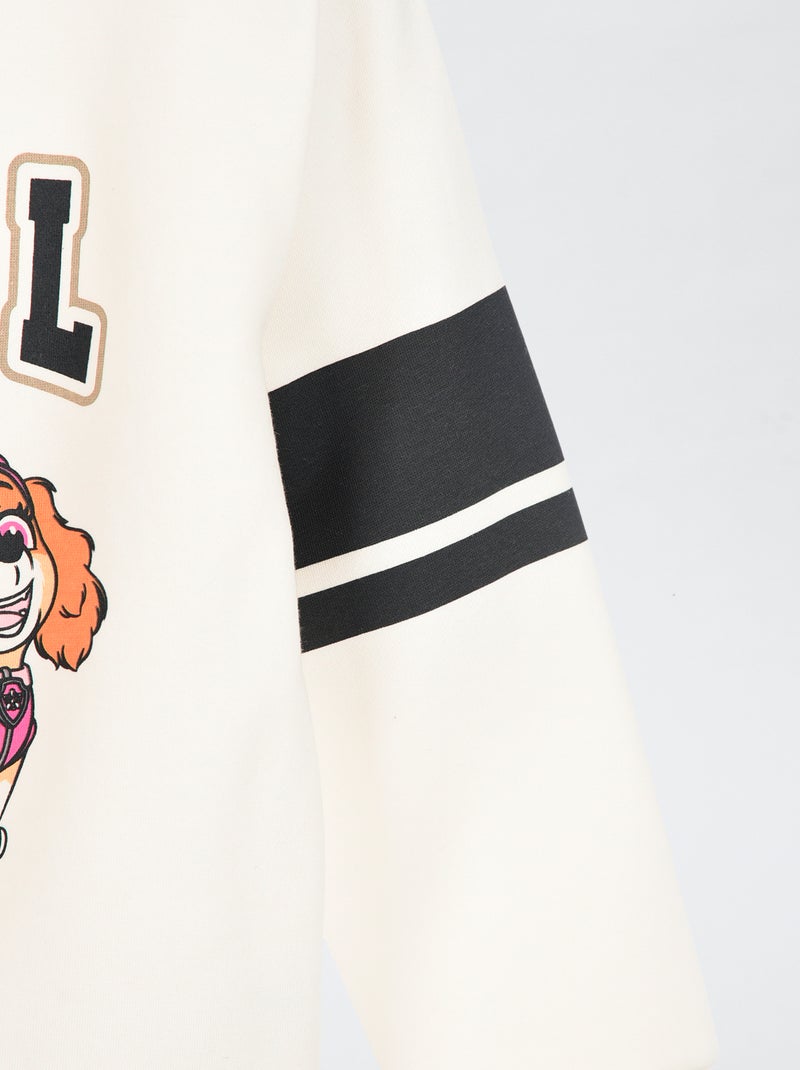 Sudadera de felpa 'Patrulla Canina' Blanco - Kiabi