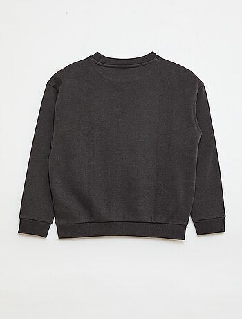 Sudadera de felpa perchada con estampado 'Donkey Kong'