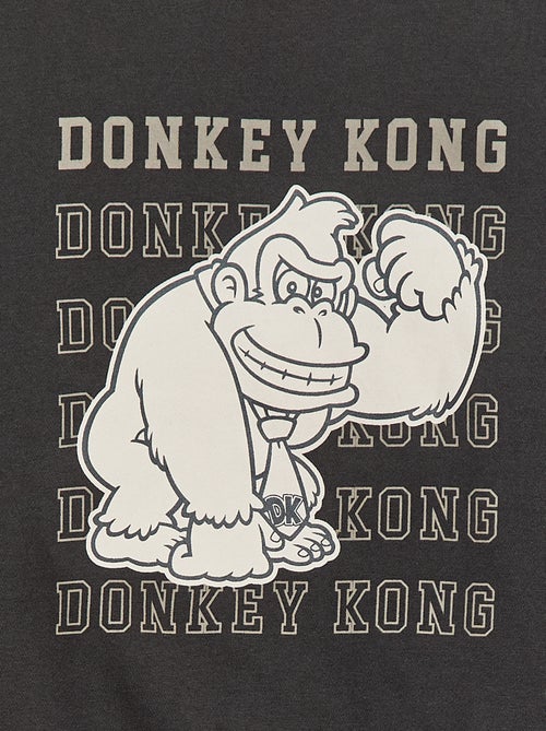 Sudadera de felpa perchada con estampado 'Donkey Kong' - Kiabi