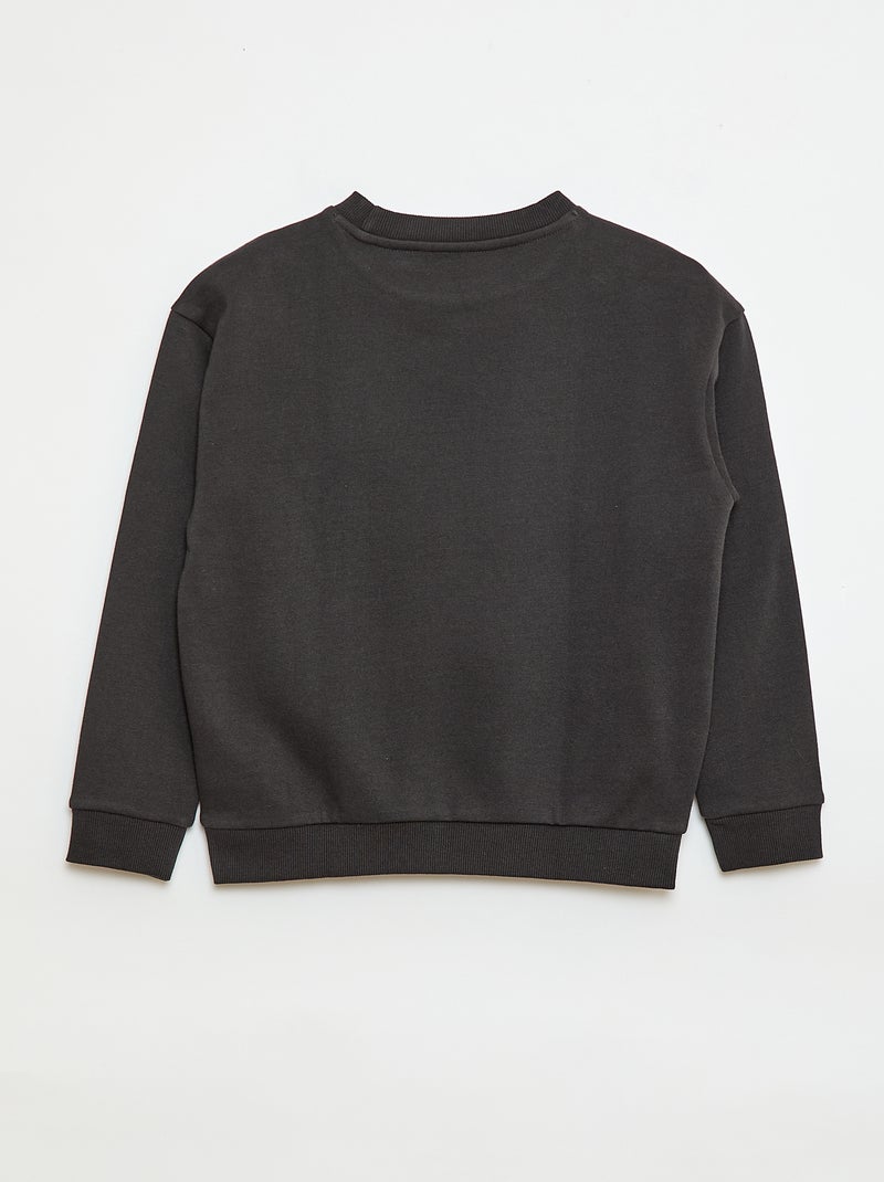 Sudadera de felpa perchada con estampado 'Donkey Kong' Gris - Kiabi