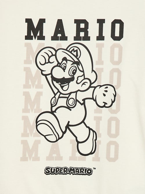 Sudadera de felpa perchada estampada 'Super Mario' - Kiabi