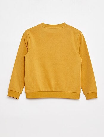 Sudadera de felpa perchada lisa