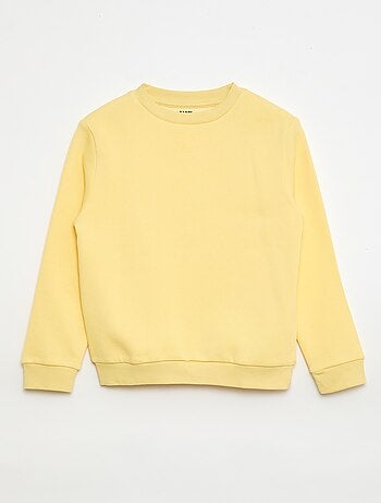 Sudadera de felpa perchada lisa