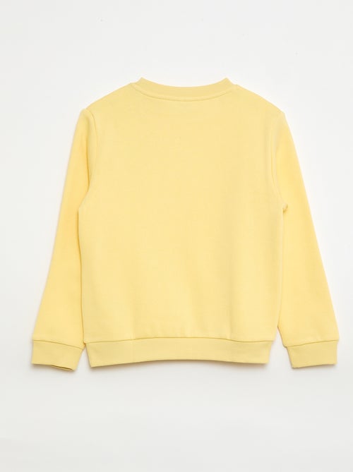 Sudadera de felpa perchada lisa - Kiabi