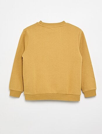 Sudadera de felpa perchada lisa