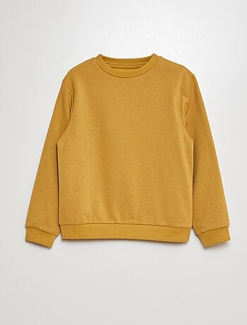 Sudadera de felpa perchada lisa
