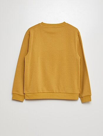 Sudadera de felpa perchada lisa