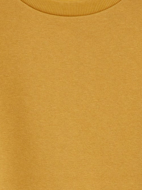 Sudadera de felpa perchada lisa - Kiabi