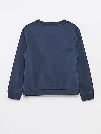 Sudadera de felpa perchada lisa